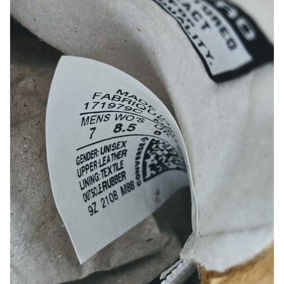 NEW Converse One Star Pro Ox Suede Sunflower Gold Wheat White Shoes Men Size 7 - Picture 11 of 11